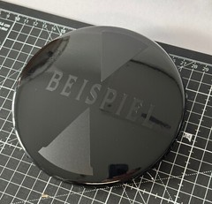 Films set rear emblem black e.g. VW Tiguan 3, Tayron, Taigo DIY new black