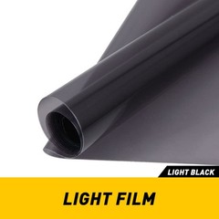 Gloss Light Black Smoke Headlight Taillight Fog Light Vinyl Tint Film 72″ 1-10X
