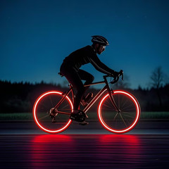 10Pcs Reflective Rim Stripe Tape Wheel Stickers for Motorcycles and Bikes USA