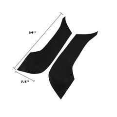 4x Door Panle Protector Anti Kick Scratch Cover Scuff Trim Sticker Carbon Fiber