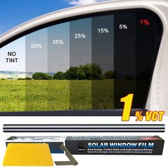 20″ x 10FT Uncut Car Window Tint Film Roll 1-50% VLT Auto Home Office Glass