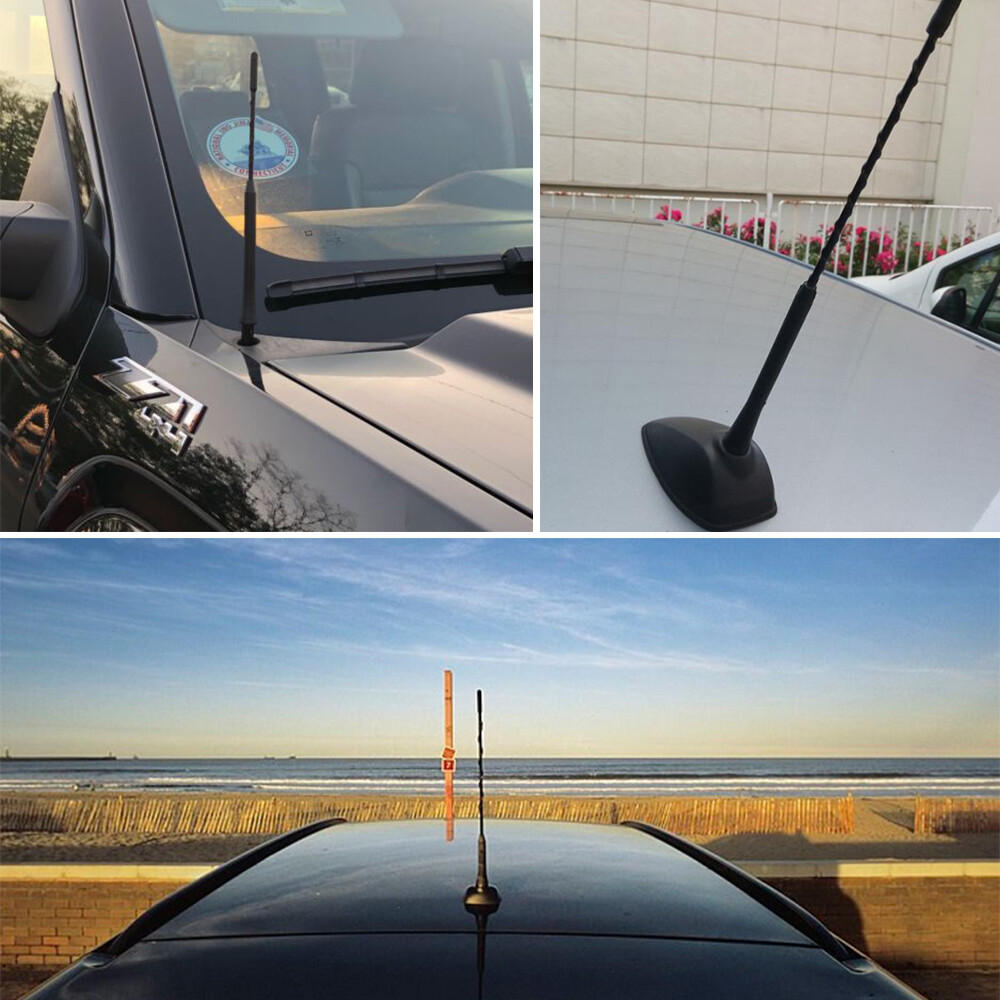9″ Universal Car Antenna Radio Am/Fm Antena Roof Mast Long Whip Style For Toyota