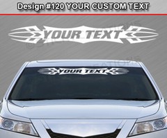Design #120 Customized Decal Sticker Vinyl Graphic Windshield Window Tribal Car