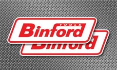 2x BINFORD Tools 8″ RED Sticker Decals Bumper Toolbox Truck Home Improvement TV