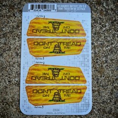 Don’t Tread On Me Stickers for Milwaukee M18 Battery (2 pack)