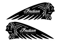 2x Indian Motorcycle Vinyl Sticker Decal 6″ 8″ 10″ 12″ 16″ 20″ 24″