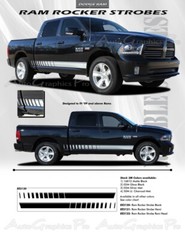 Lower Rocker Panel Striping Decals Stripes 3M Graphics for 09-2018 Dodge Ram
