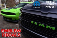 RAM 1500 DT Grill Emblem Decals 2019 2020 2021 2022 2023 2024 SPORT