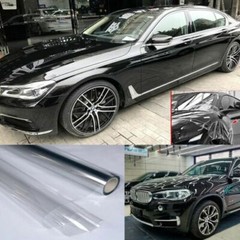 Glossy Invisible Clear Car Paint Protective Vinyl Film Wrap Sticker Bubble Free