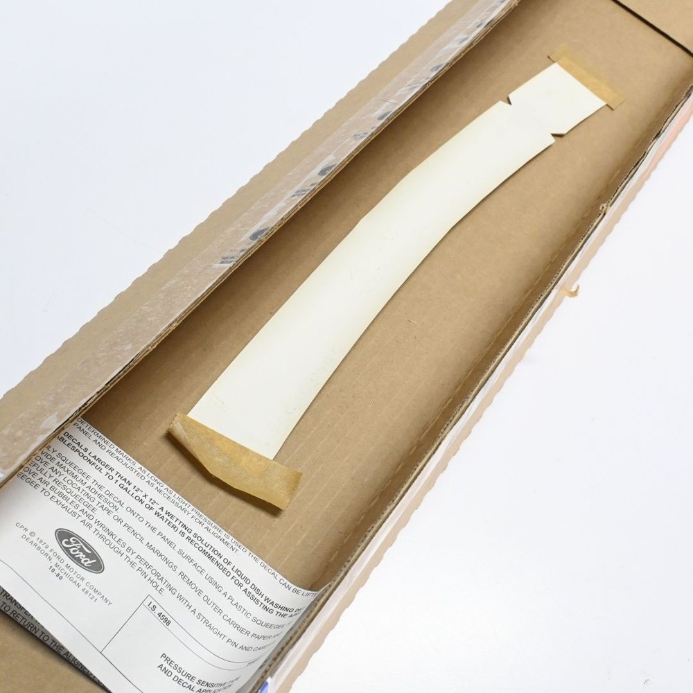 Genuine OEM Ford 2018-2023 Mustang Stripe Tape Front Lower JR3Z9920000CA