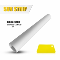 Car Window Strip Sun Visor Tint Film Front UV Shade Windshield DIY Decal Banner
