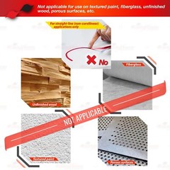 3M SILVER WHITE REFLECTIVE Hi-Visibility Conspicuity Adhesive Vinyl Tape Sticker