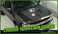Vinyl Decal Graphics 4 Fits- Chevy Silverado Hood Racing Stripes 2016 2017 2018