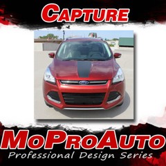 2013-2019 Ford Escape CAPTURE Hood Vinyl Graphics Stripes Decals FR78