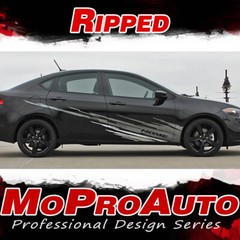 2013 2014 2015 2016 for Dodge Dart SXT GT RIPPED DART Decals Stripe 3M Pro PD