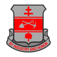 317th Engineer Battalion Sticker Military Vinyl Soldier Decal 5″