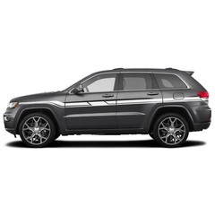 Upper door stripes graphics stickers decal compatible with Jeep Grand Cherokee