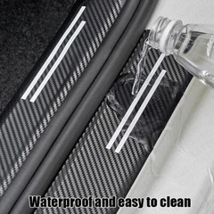 Universal Car Door Plate Sill Scuff Cover Anti Scratch Decal Sticker Protector