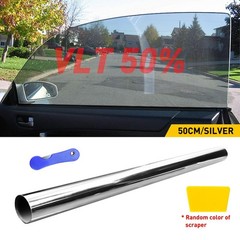 20″x10FT Window Mirror 50% Tint Film Car Home Office Glass Uncut Roll Sil N