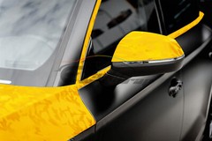 Camouflage Shadow Yellow Camo Pattern Car Vinyl Wrap Decal Sticker Sheet Film
