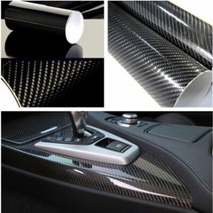 Auto Accessories 7D Glossy Carbon Fiber Vinyl Film Car Interior Wrap Stickers us