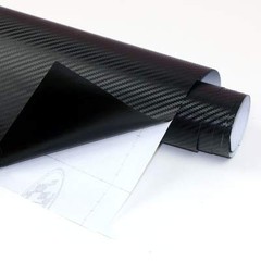 XYC Compatible with Chevrolet 2 pcs Carbon Fiber for Chevy Bowtie Black