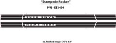 Lower Rocker Panel Stripes Decal Graphic 3M Pro Vinyl fits 2010-2014 Mustang