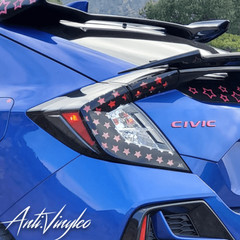 Tail Light Overlays | 2016-2021 Honda Civic