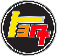 Toyota TEQ Vintage Retro Logo JDM Vinyl Decal Sticker Car Bumper Wall Red Black