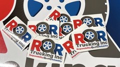Custom Printed Vehicle Decal, Full Color Laminated, Your Business Logo