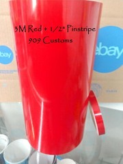 3M Gloss Red Racing Stripes + Red 1/2″ Pinstriping Vinyl Graphic Decal 36 FEET