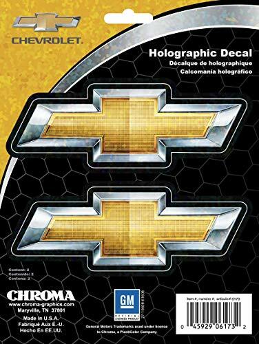 Chroma Graphics Chevy Bowties 2 pcs Holo Stick Onz Decal