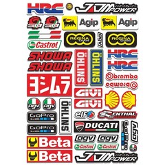 Motocross Decal MX Racing Stickers Kit Car ATV Helmet Dirt Bike Wheel Vinyl Deco
