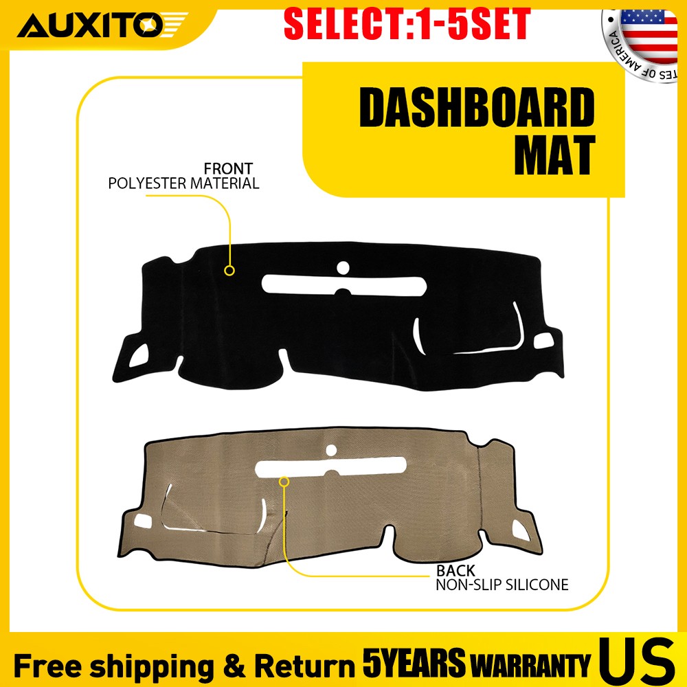 Custom Fit Dash Mat for 07-13 Chevry Silverado GMC Sierra Dashboard Cover 1-5X