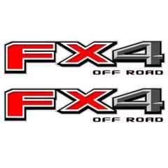 GOLD HOOK FX4 Off Road Bedside Decals Compatible with Ford F-150 ORIGINAL