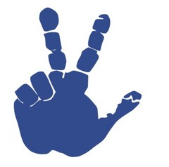 Set of Hand Wave Peace Wave Decal for Jeep Side Mirrors- Left & Right