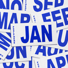 California Month Sticker [2025 Edition] CA License Plate Tag – CHOOSE YOUR MONTH