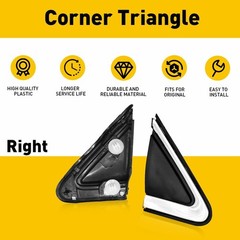 Front Right Side Fender Trim/Mirror Finisher For Nissan Sentra 13-19 9631 N