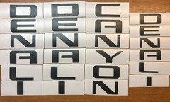 Premium Cast Vinyl Letter Decals for 2014-2023 Canyon Emblems
