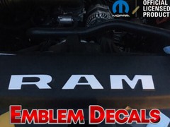 Ram 1500 5.7L V8 DT RAD SHROUD Decal Overlay Decal 2019 2020 2021 2022 2023 2024