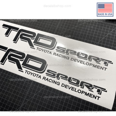 TRD 4X4 Sport decal vinyl bedside Fits Tundra Tacoma Toyata Truck Sticker Pair