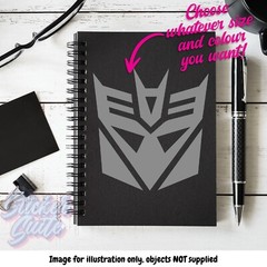 Transformers Decepticons Logo Decal – Choose Your Size and Colour!