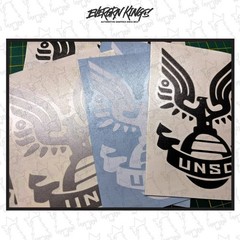 UNSC Logo Insignia Halo Legendary Infinite – 5 Inches – Gamer Decal Sticker