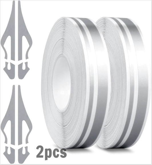 32 Feet Vinyl Pinstriping Pin Stripe Double Line Car Tape Decal Sticker