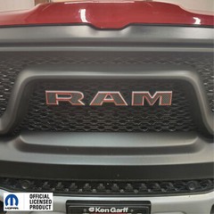 Fits 2019-2024 1500 Ram Limited Grille W Outlines Ram Overlay vinyl sticker