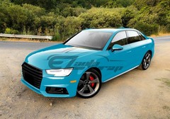 Color PPF Paint Protection Film Gloss Miami Blue Car Paint Scratch Shield Wrap