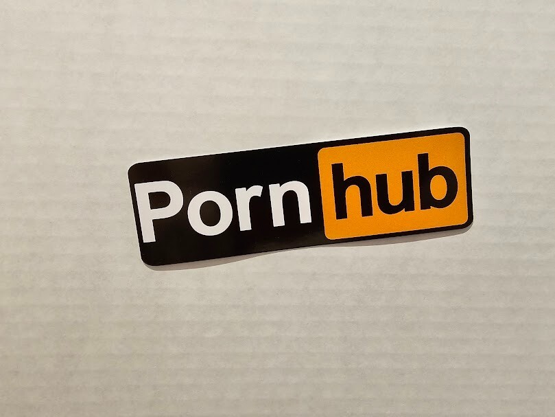 Pornhub die cut decal Sexy Strap Sticker Slap Funny XXX 5 inches OF only Fans
