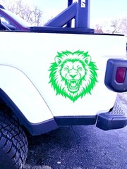 LION ROAR VINYL DECAL FOR Truck SUV Bumper Wall Laptop Home Decor small