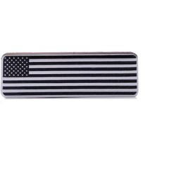 2Pcs Car Truck 3D Metal USA Flag Sticker American Decal Body Emblem Accessories