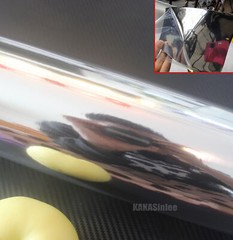 Entire Car Wrap Flexible Metallic Mirror Chrome Vinyl Reflective Film Sticker US